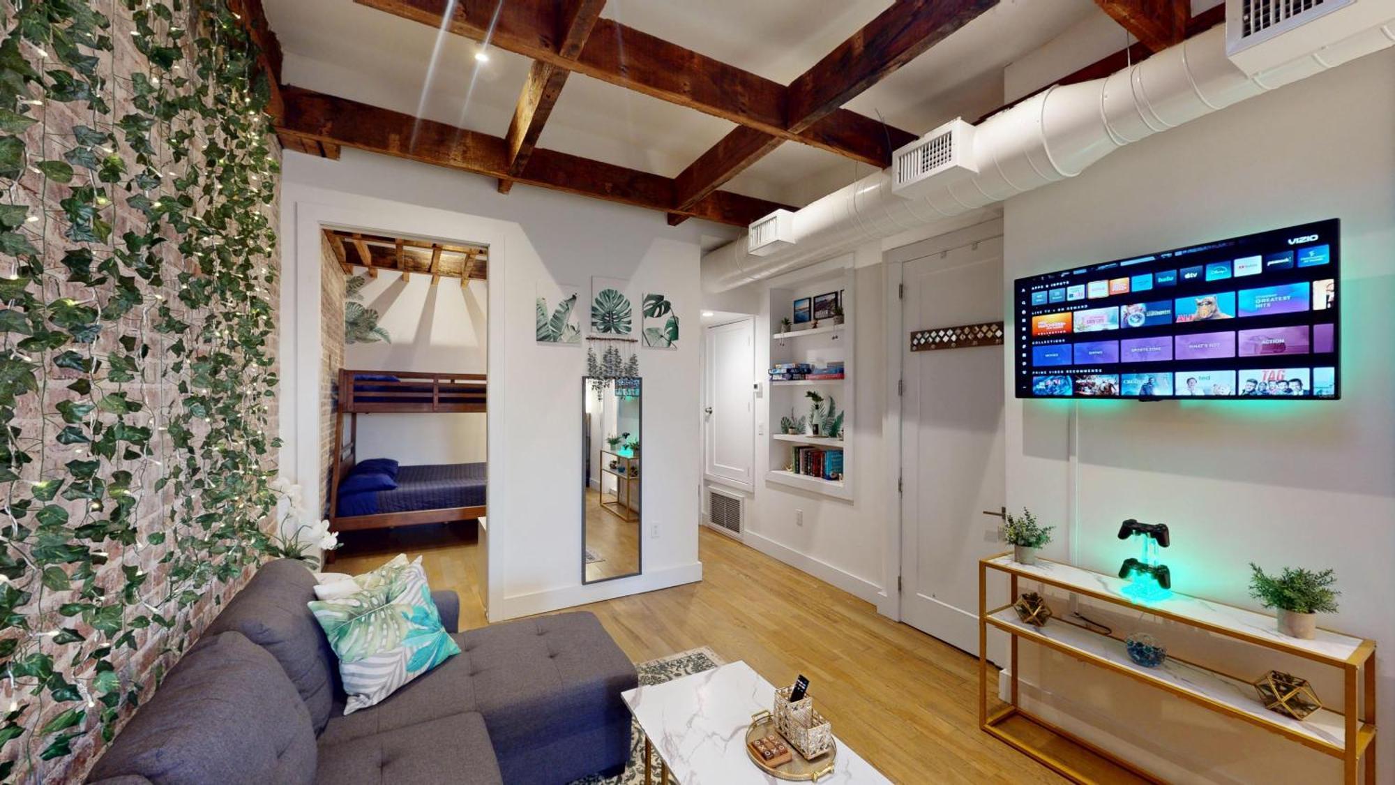 Chic Penthouse 15 Minutes From Nyc - Bus Stop At Doorstep Hoboken Luaran gambar